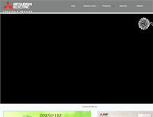 Tablet Screenshot of mitsubishiclimas.com.mx